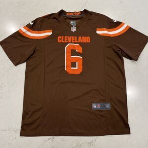 Nike Mens On Field Jersey Cleveland Browns Dawg Pound #6 Baker Mayfield Sz XXL
